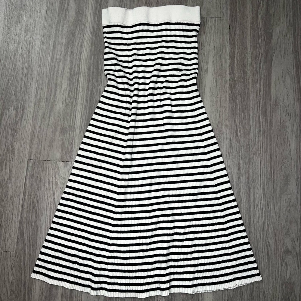 LOFT Striped Maxi Skirt